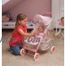Badger Basket Folding Doll Umbrella Stroller - Pink/Gingham - Fits American Girl, My Life As & Most 18" Dolls   703098
